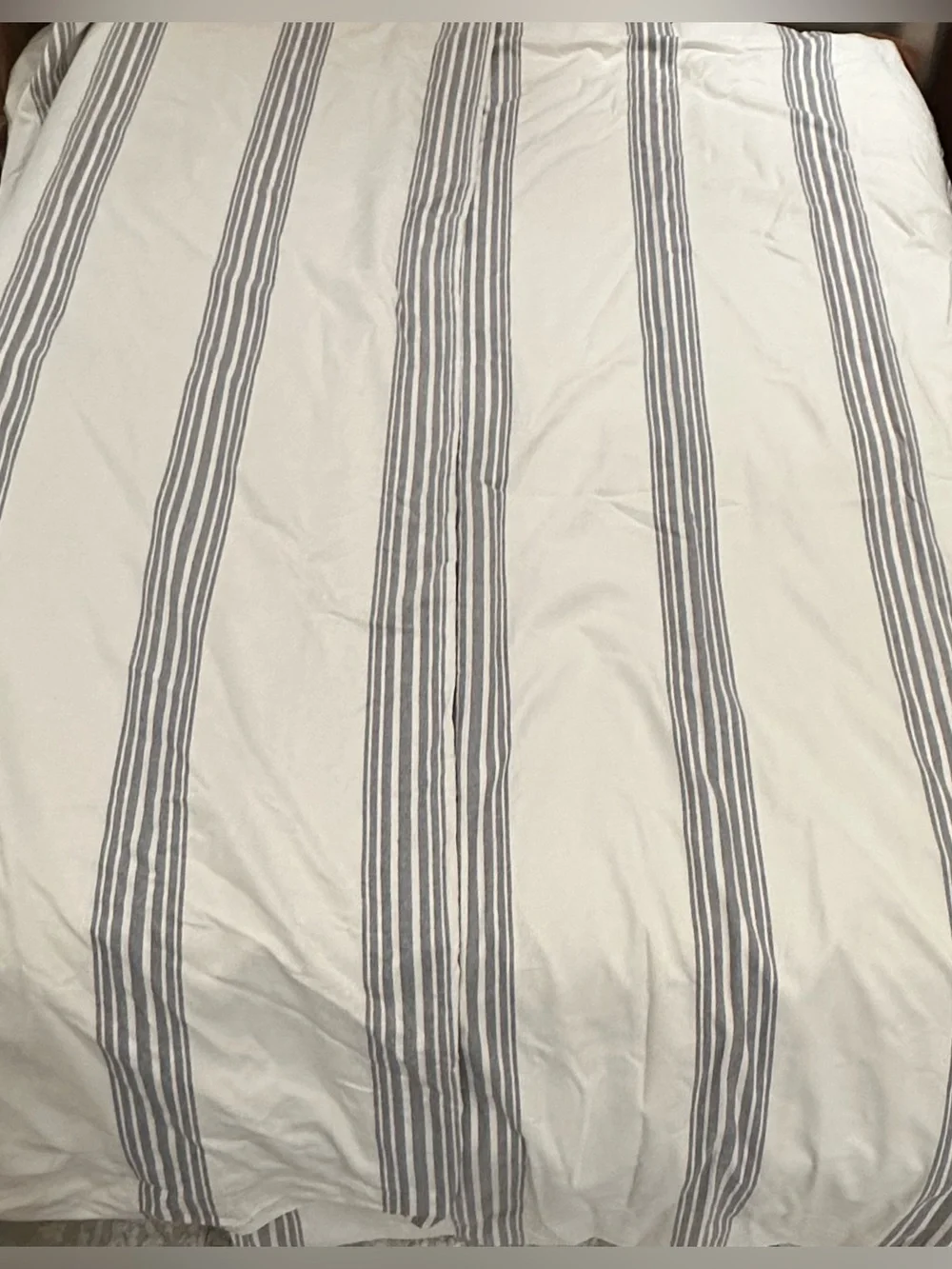 Pottery Barn Riviera Stripe Curtains, Charcoal, Blackout, 50” x 96”- Two Panels